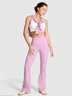 Victoria’s Secret PINK Relay Flare Legging in “Hushed Lilac Marl” XS Regular